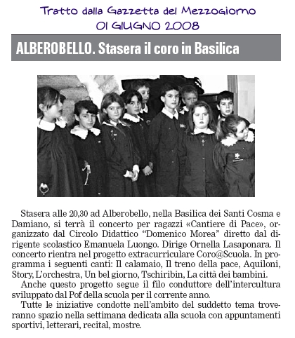 coro basilica 01 giugno 2008